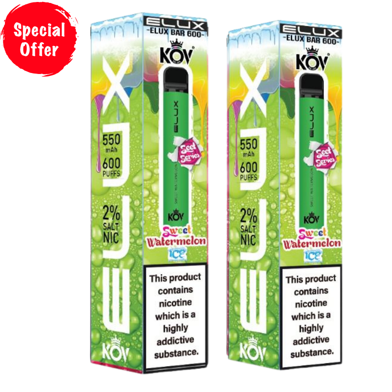 Sweet Watermelon Ice By Elux Bar Disposable Vape