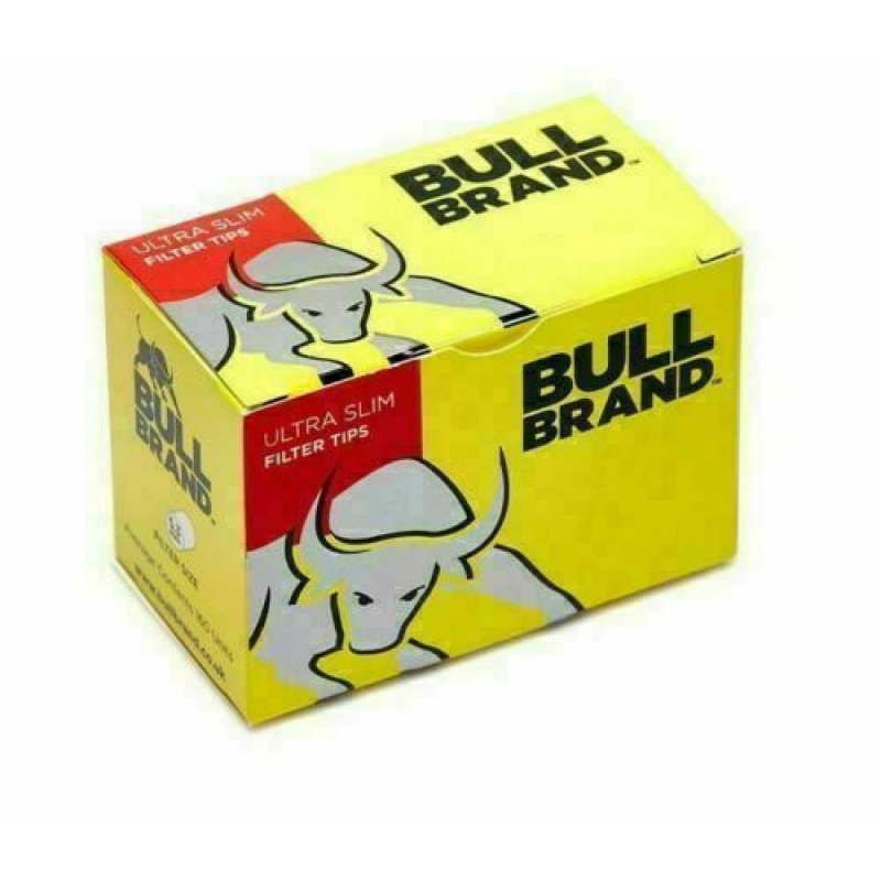 Bull Brand Ultra Slim Filter Tips Loose Tips 20 Pa...