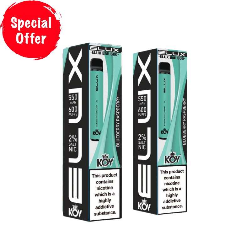 Blueberry Raspberry By Elux Bar Disposable Vape