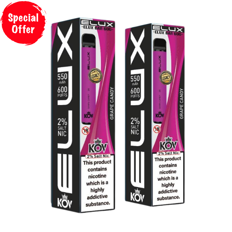 Grape Candy By Elux Bar Disposable Vape