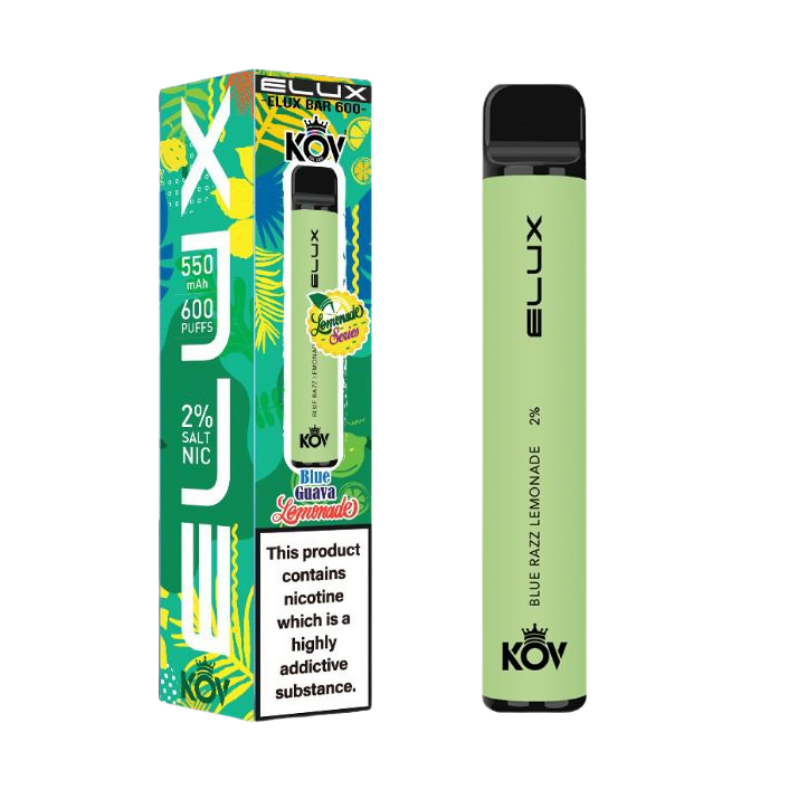 Blue Razz Lemonade By Elux Bar Disposable Vape