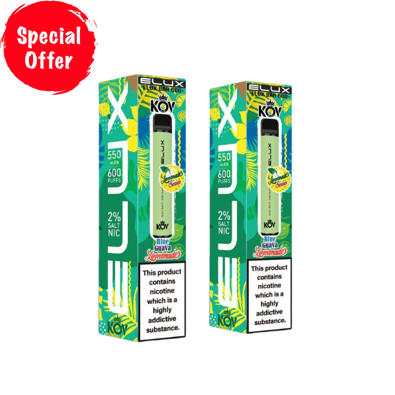 Blue Razz Lemonade By Elux Bar Disposable Vape