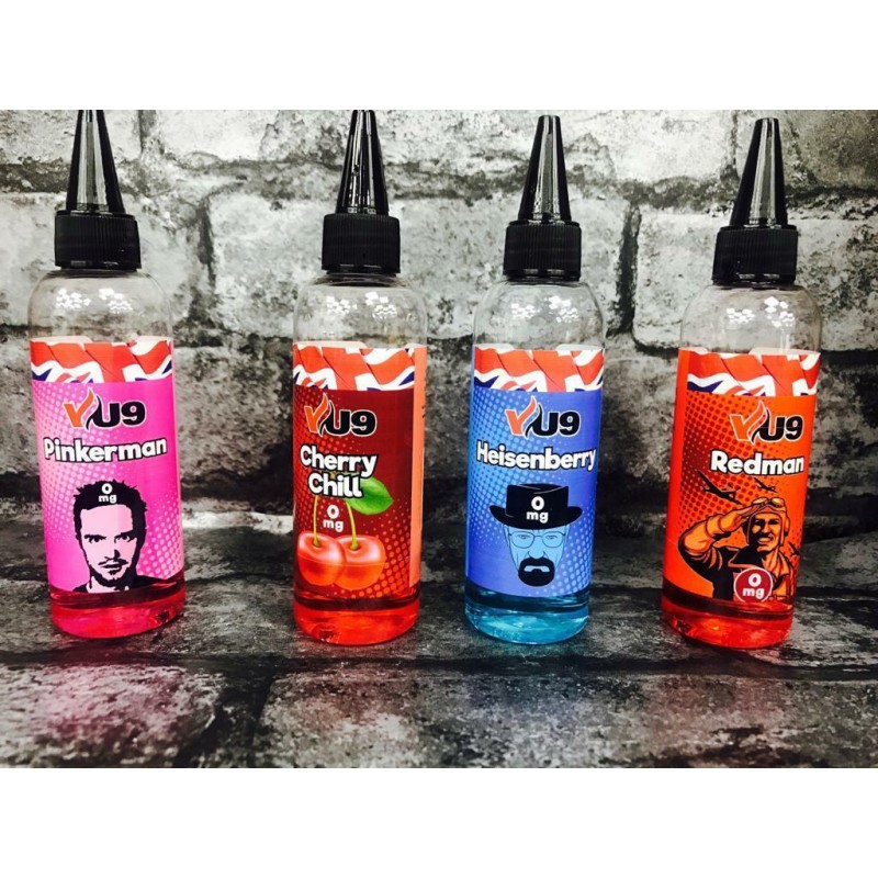 VU9 premium shortfill e-juice sensational six flavours 60/40 vg pg