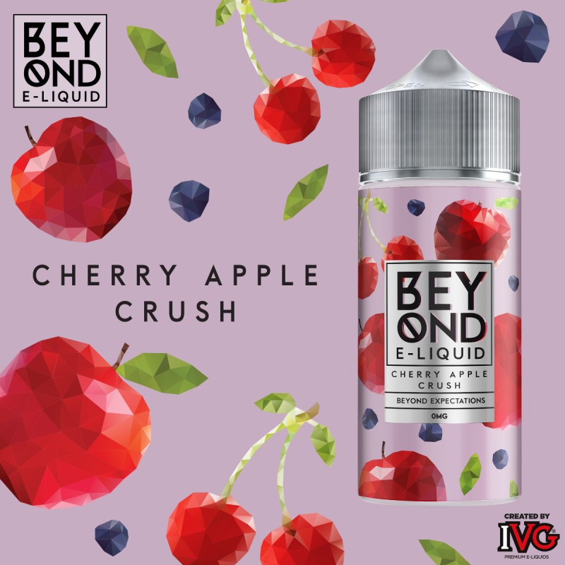 Beyond IVG Eliquid Cherry Apple Crush 100ml Shortfill