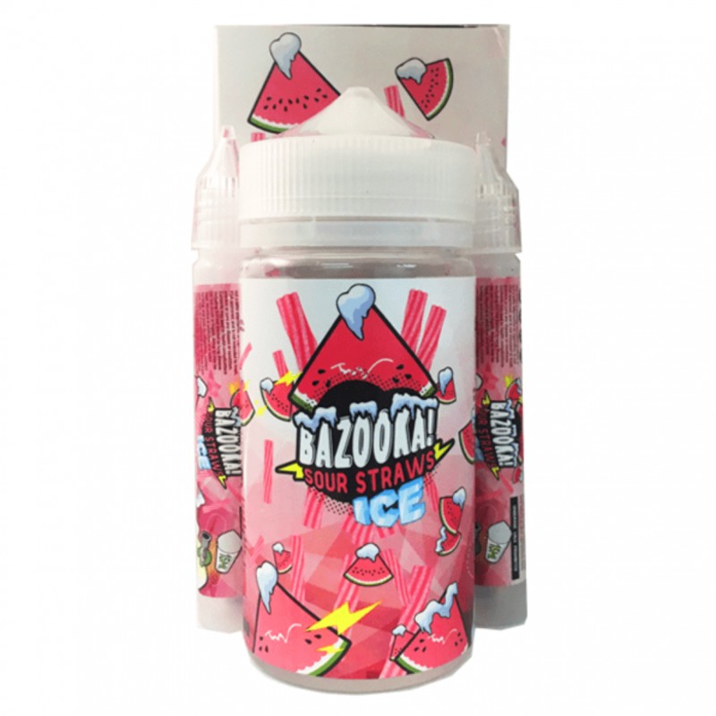 Bazooka Sour Straws E-Liquid 100ml Short Fill