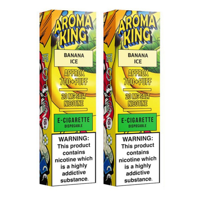 Banana Ice By Aroma King 600 Puffs Disposable