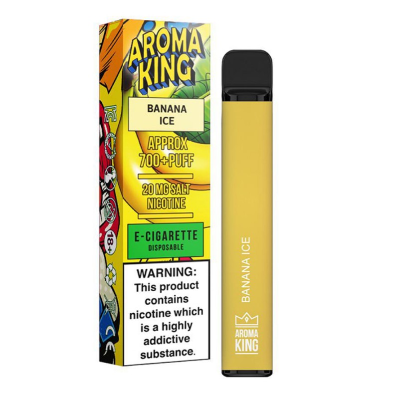 Banana Ice By Aroma King 600 Puffs Disposable