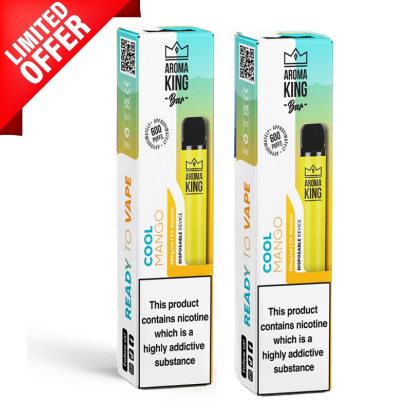 Cool Mango By Aroma King 600 Puffs Disposable