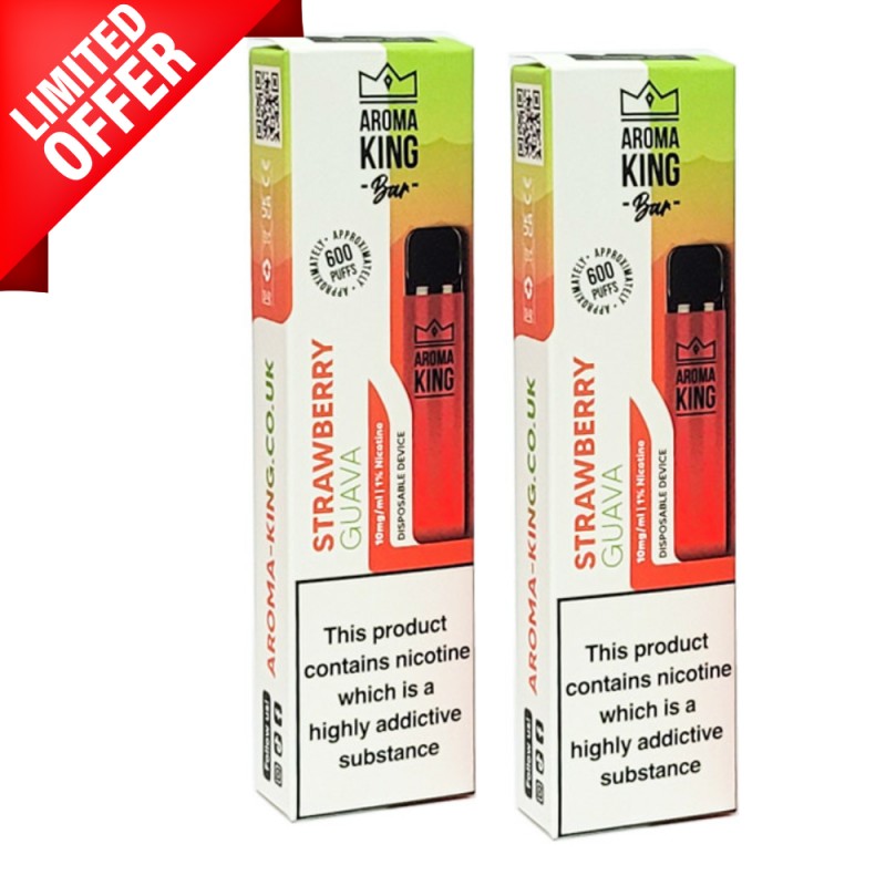 Strawberry Guava By Aroma King 600 Puffs Disposable