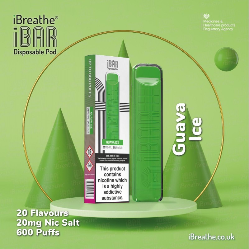 i-Breathe i-Bar Disposable Pod 600 Puff 10 pack