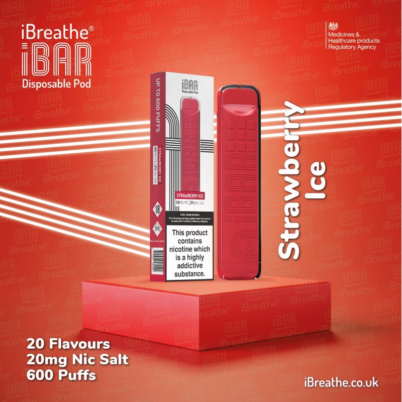 i-Breathe i-Bar Disposable Pod 600 Puff 10 pack