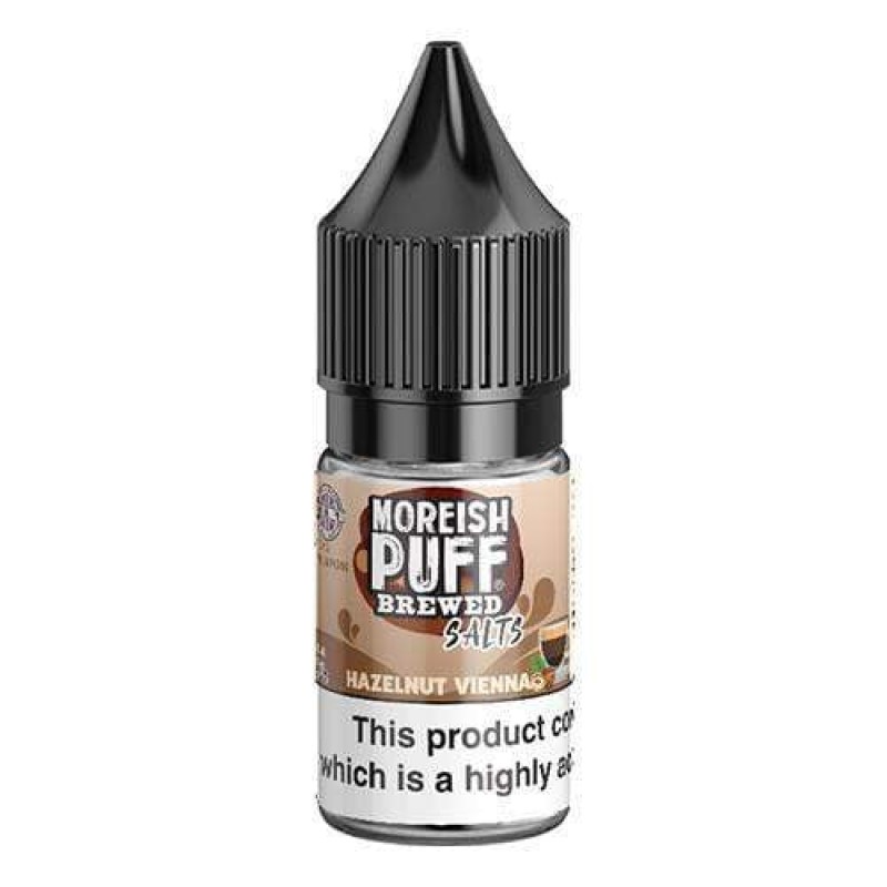 Moreish Puff Brewed Hazelnut Vienna Nic Salt